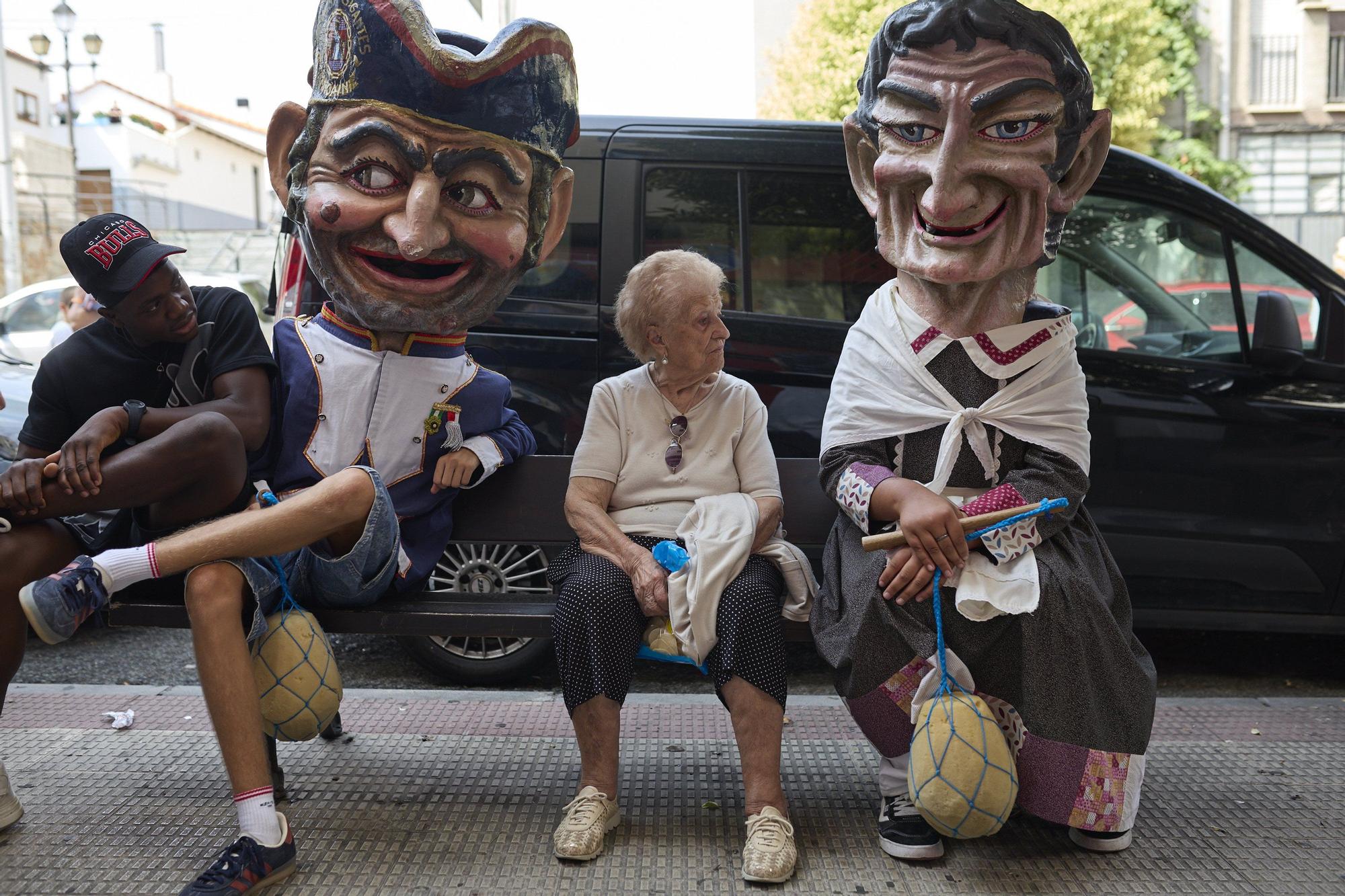 Fotos del chupinazo de fiestas de Noáin