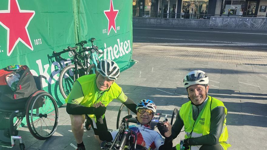 La Behobia, en handbike: &quot;He alucinado con la velocidad que cogen en las bajadas&quot;