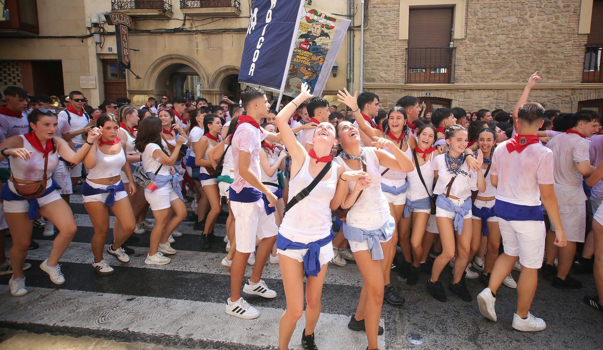 Fotos del chupinazo de Tafalla