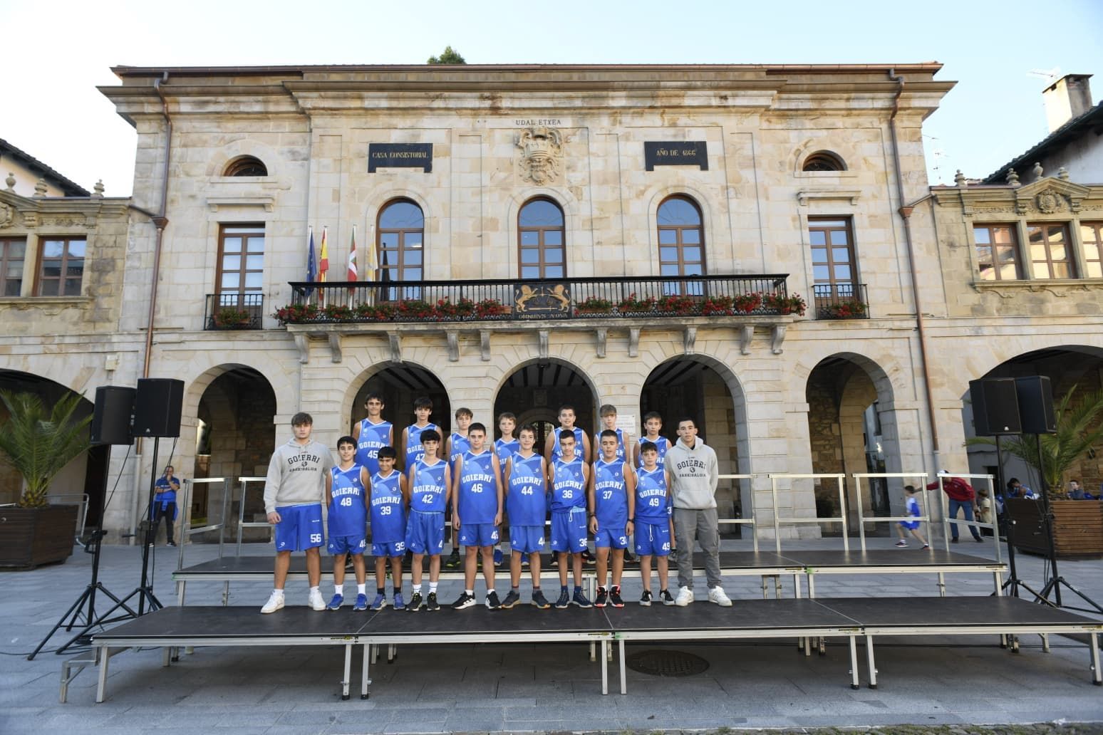 Presentación de los clubes deportivos de Urretxu y Zumarraga