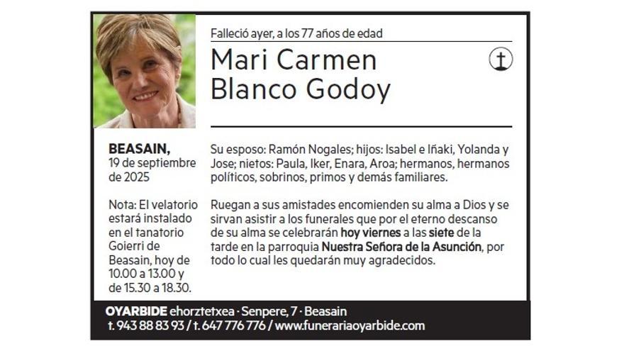 MARI CARMEN BLANCO GODOY