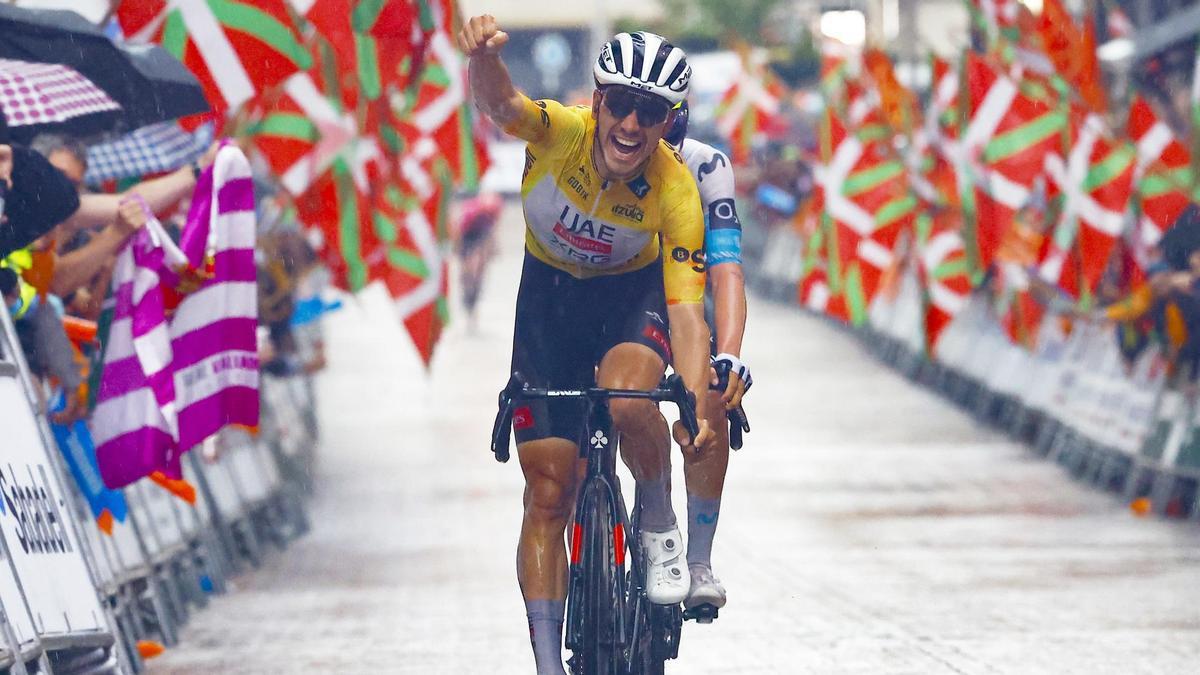 Almeida, campeón de la Itzulia, vence la última etapa.