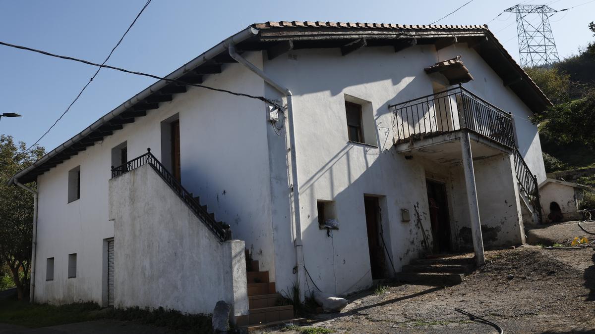 Caserío en el que vivían