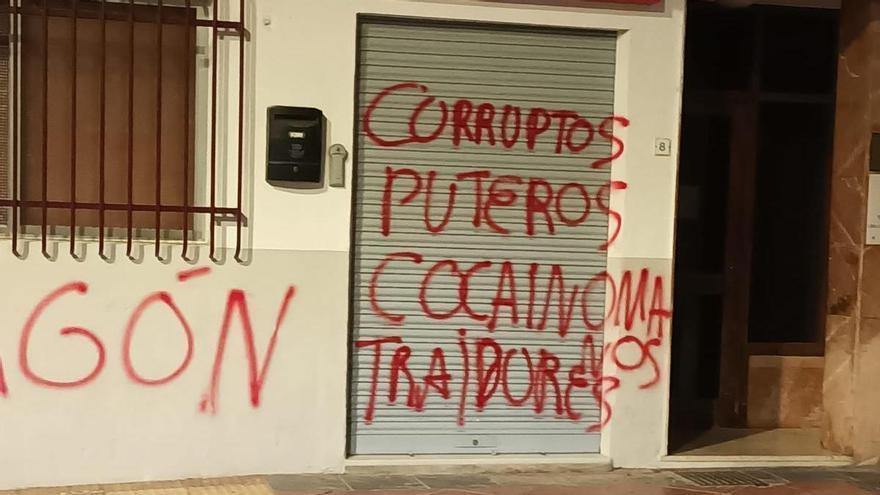 El PSOE cifra en 180 los ataques a sus sedes en casi dos años por el &quot;clima de crispación&quot; que atribuye a PP y Vox
