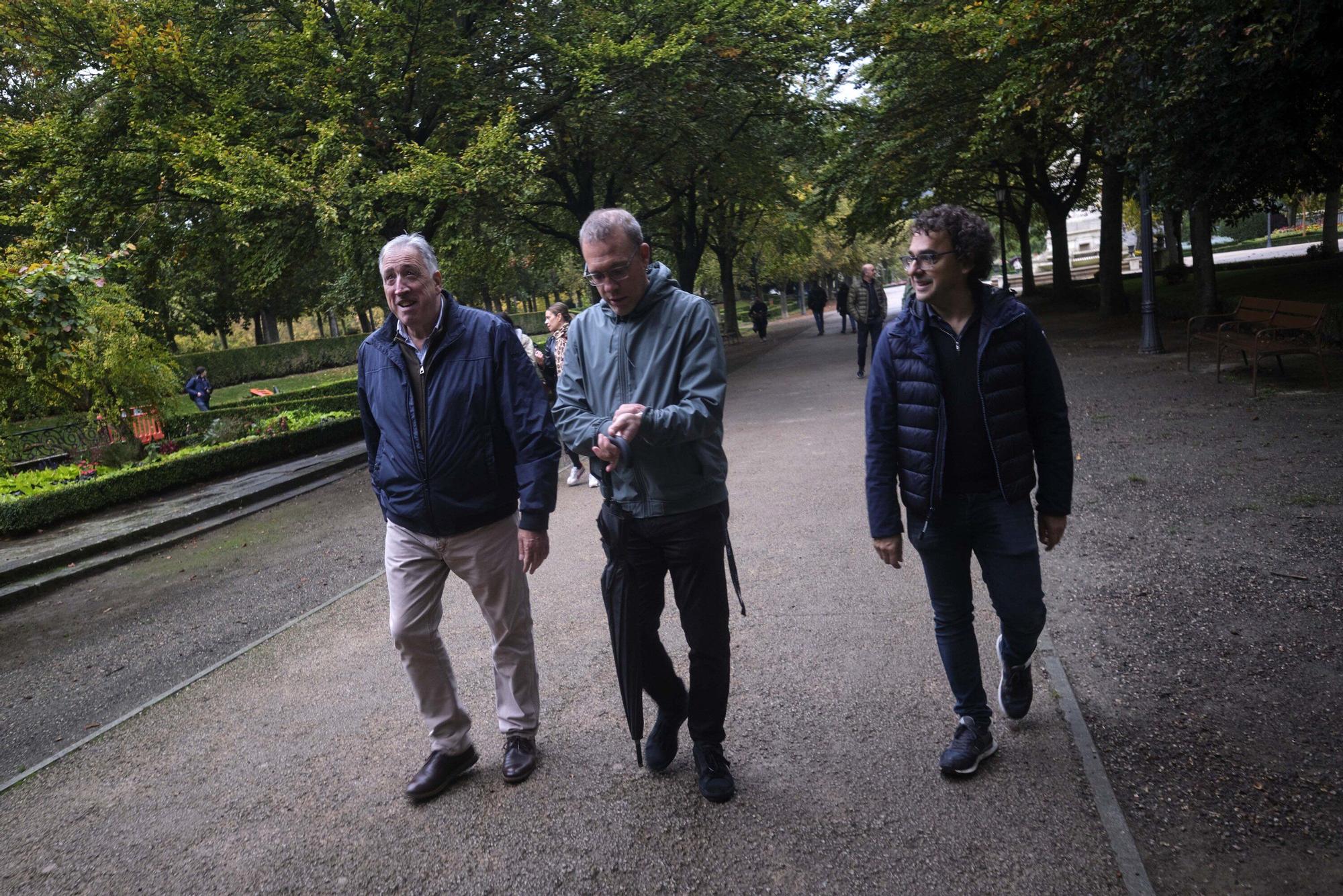 Las primeras estatuas se trasladarán de Sarasate a la Taconera la próxima semana