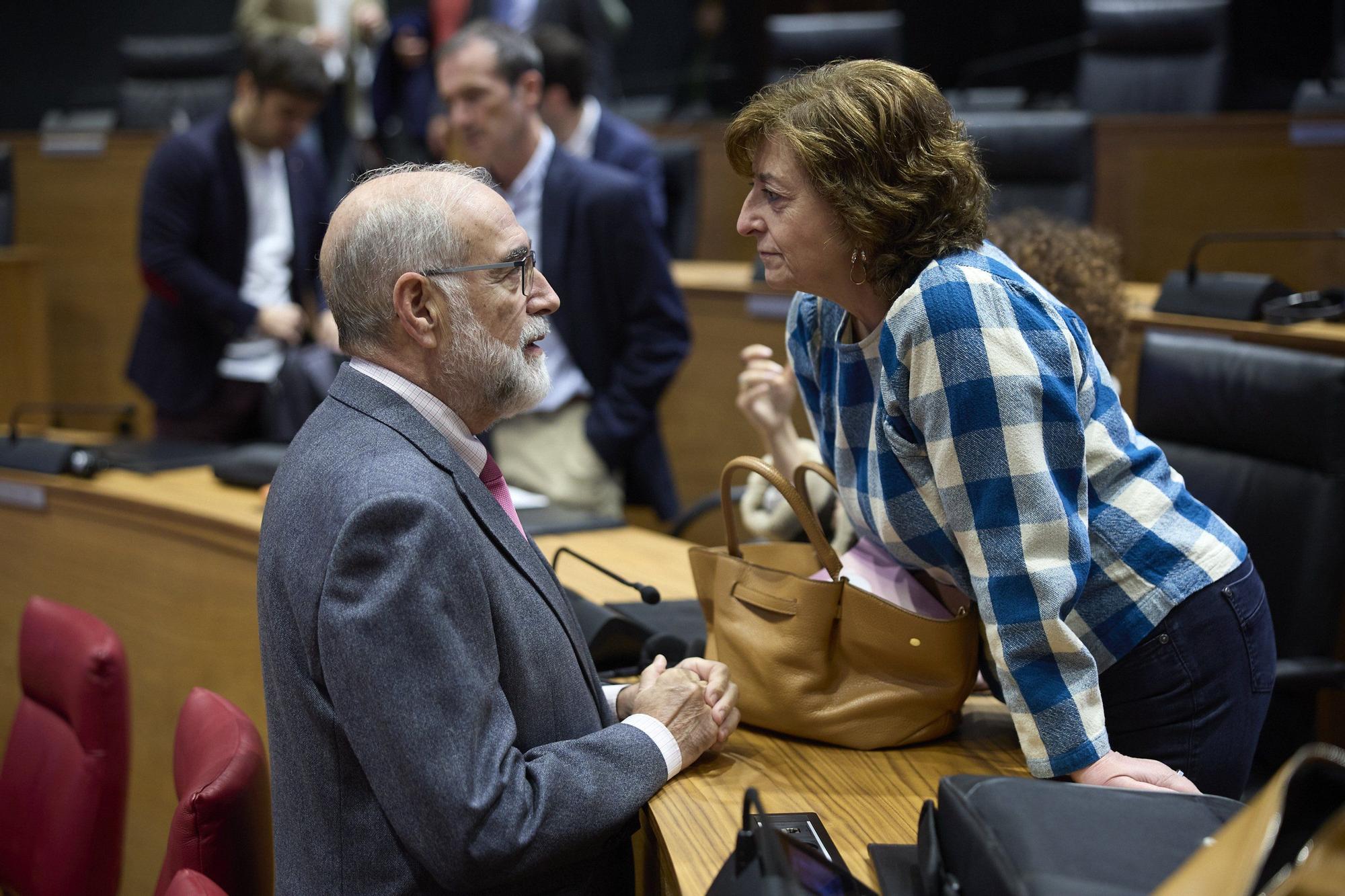 Fotos del pleno del Parlamento de Navarra del jueves 30 de octubre