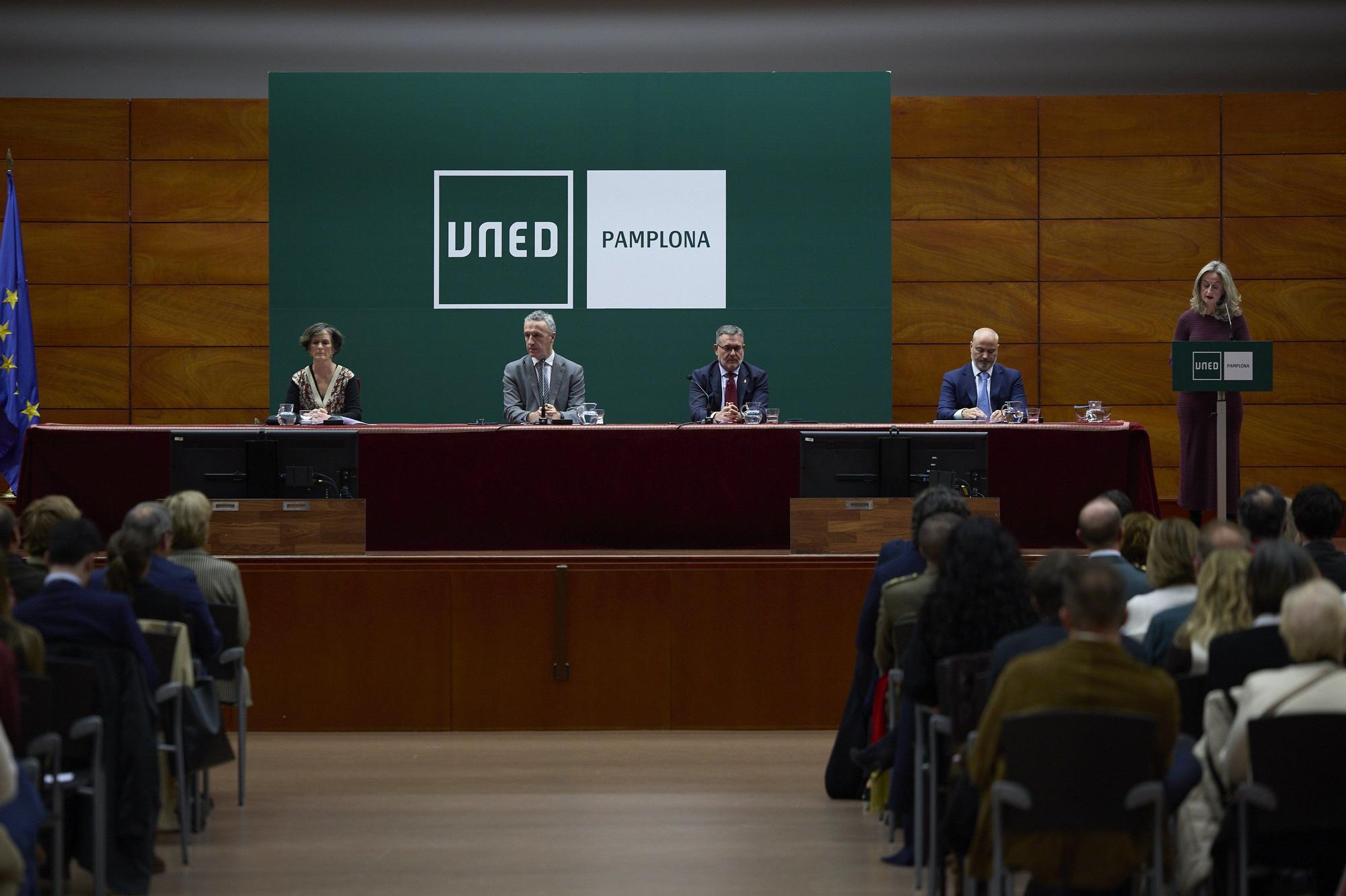 Acto de apertura del curso 2025 - 2026 en la UNED en Pamplona
