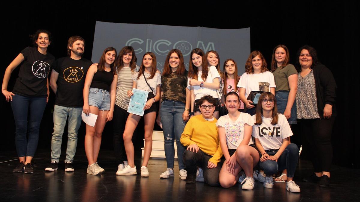 Gala de jóvenes y cine organizada por Somos Marte en 2019.