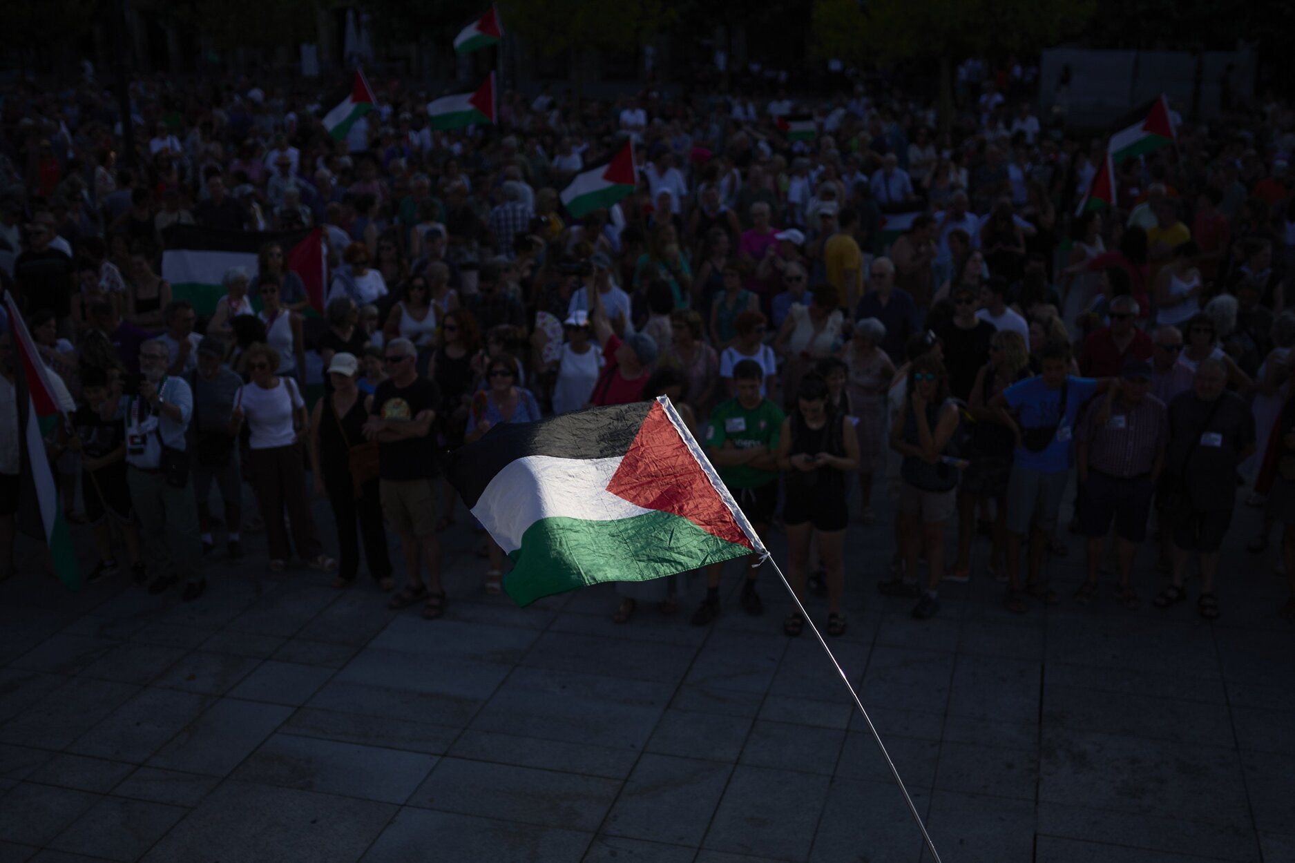 Fotos de la manifestación de Yala Nafarroa en Pamplona