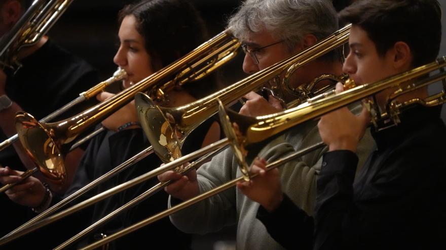 En imágenes: ensayo de Euskadi Brass en Bilbao