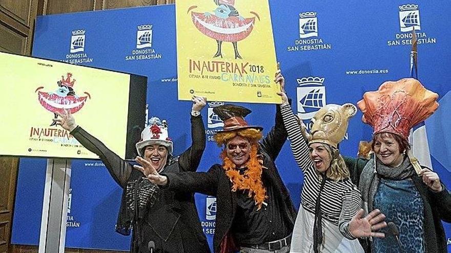 Dos nuevas comparsas se suman al desfile del Carnaval donostiarra, con 137 actos
