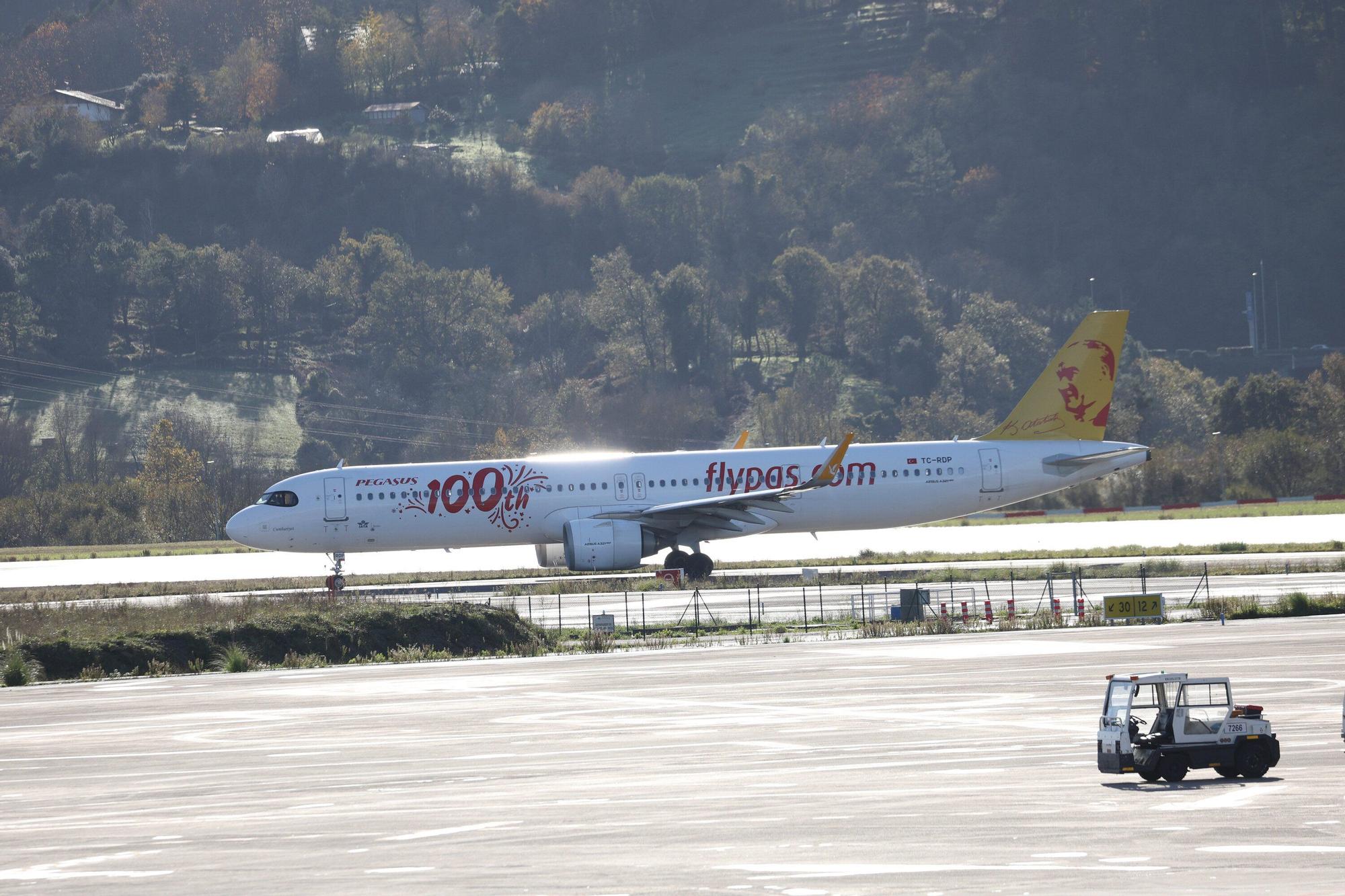 Estreno de la nueva ruta de Bilbao a Estambul
