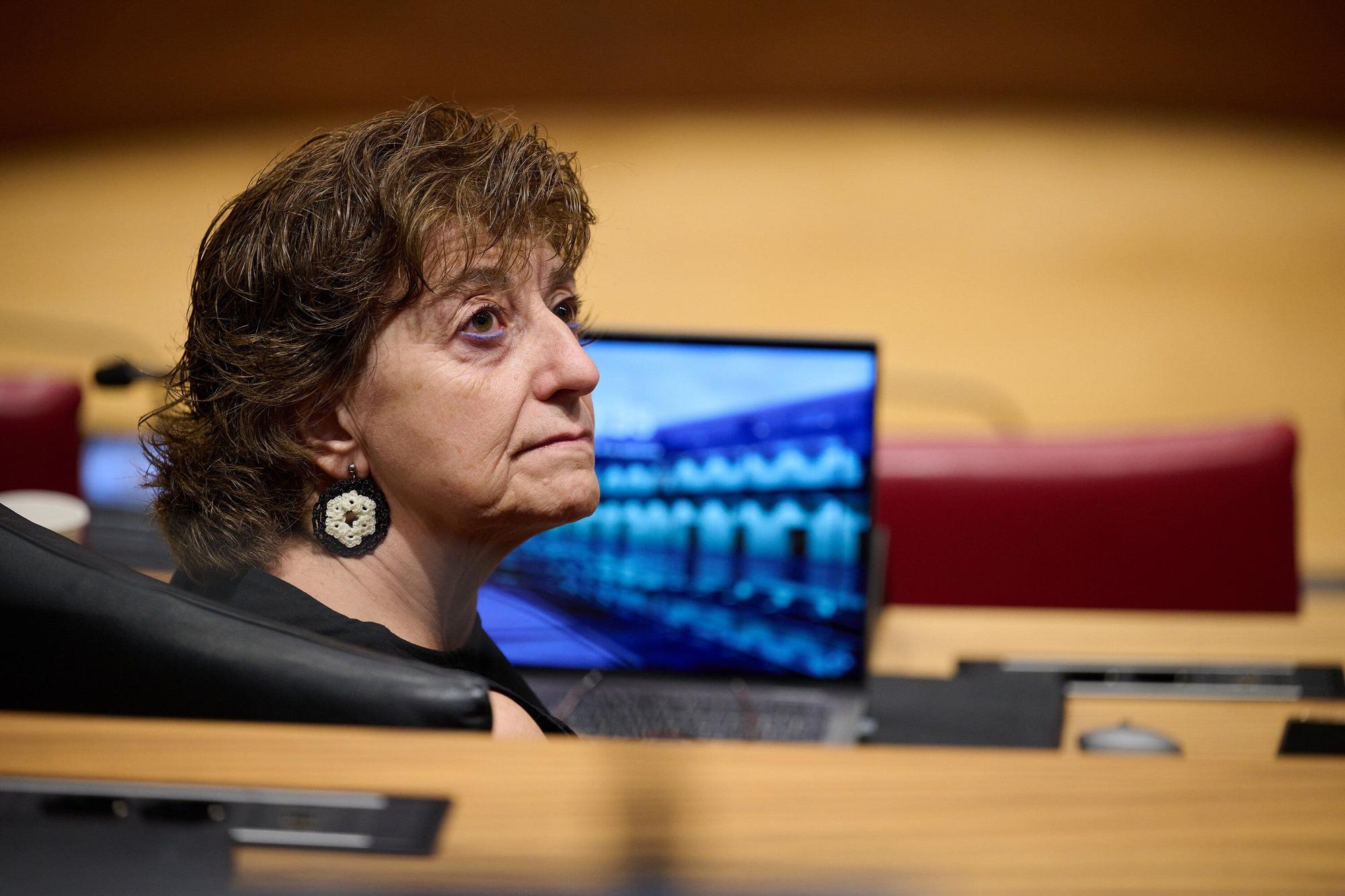 Fotos del pleno del Parlamento de Navarra este jueves, 18 de septiembre