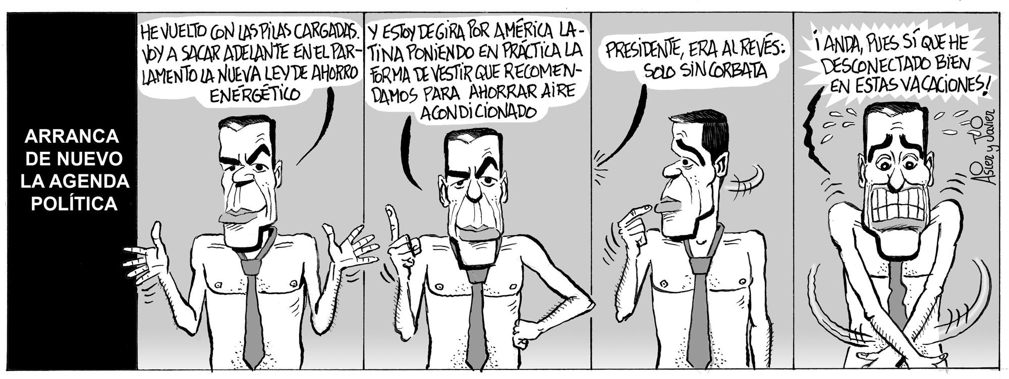 La tira de Asier y Javier del viernes 26 de agosto