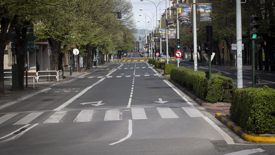 Cuatro heridos en dos accidentes de moto en Pamplona y Liédena en las últimas horas