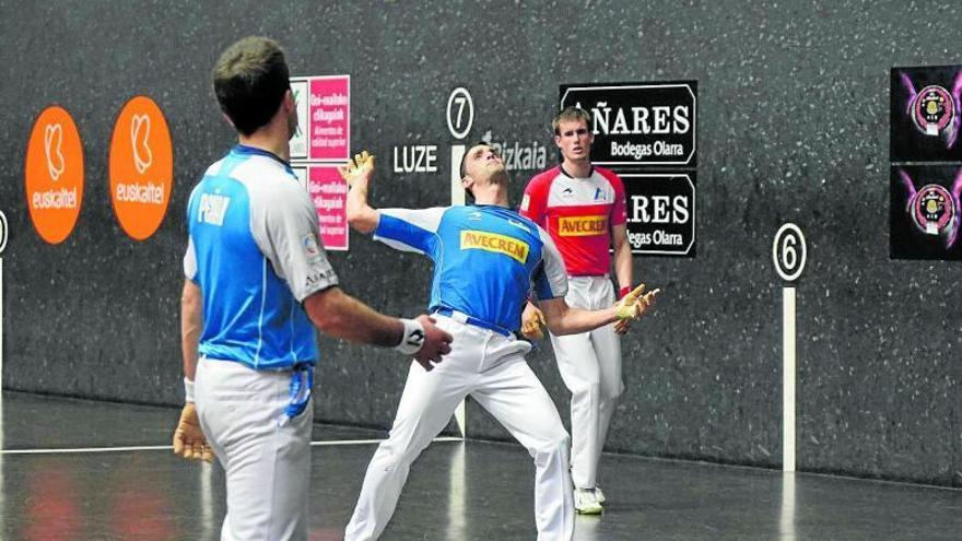 Jon Ander Peña celebra el pase a la final del Parejas. Foto: Pablo Viñas