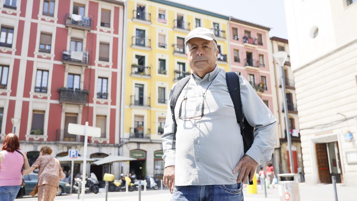Pedro Vázquez, propietario del piso ubicado en la calle San Francisco
