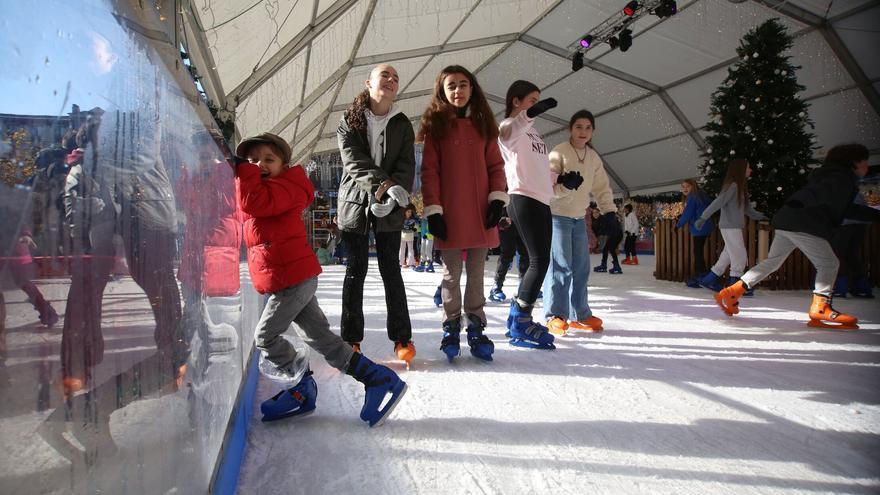 La Navidad se desliza en Pamplona