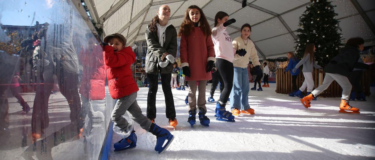 La Navidad se desliza en Pamplona