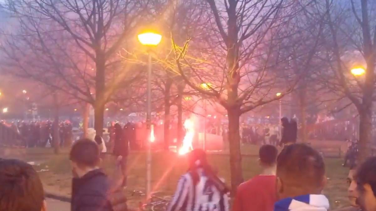 Bengalas en las inmediaciones de Anoeta