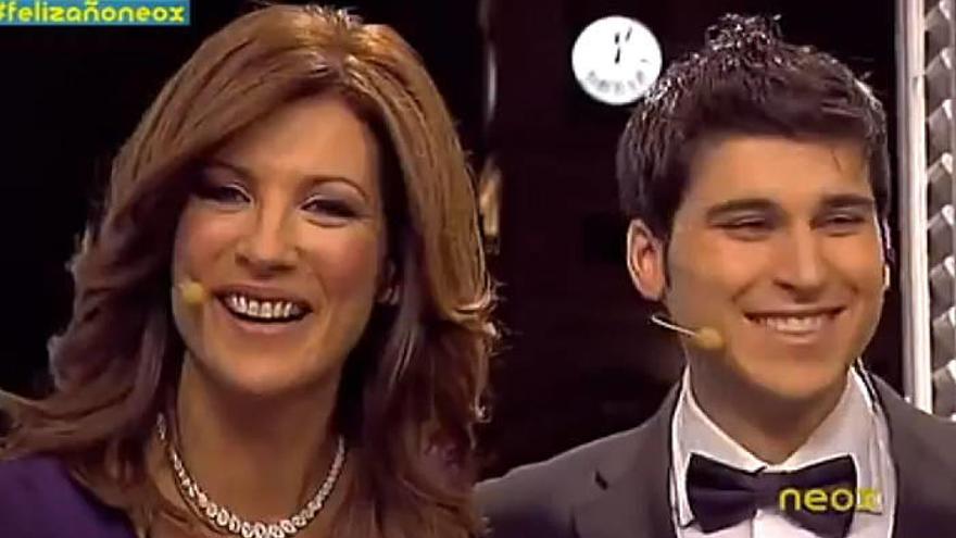 Remedios Cervantes se reencontró en &#039;Feliz Año Neox&#039; con Mario tras &quot;liarla&quot; en &#039;Atrapa un millón&#039;