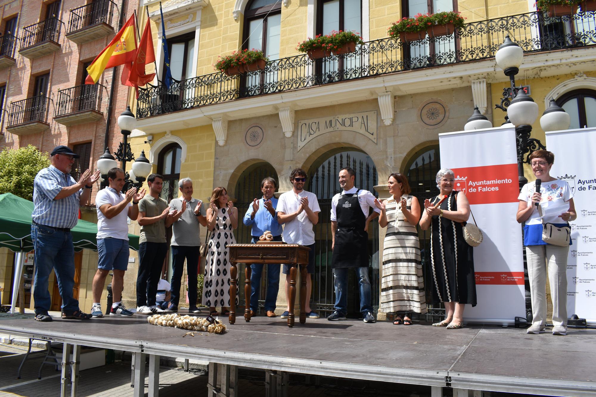 Falces celebra el XII Día del Ajo