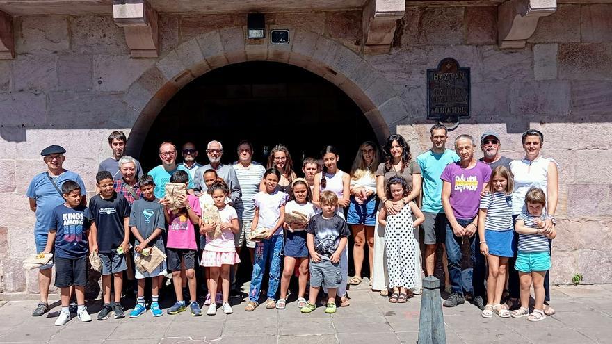Baztan recibe a los y las txikis saharauis