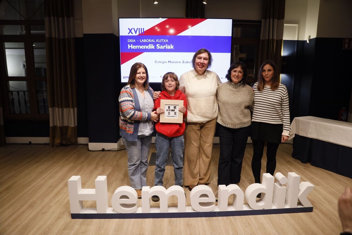 Premiados en los Hemendik Sariak Ezkerraldea