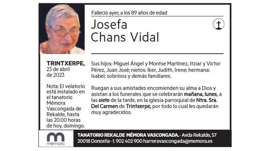 Josefa Chans Vidal