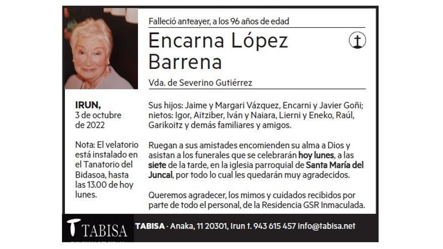 ENCARNA LOPEZ BARRENA