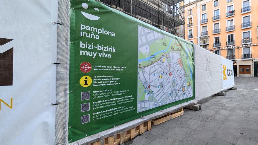 Las obras en Casa Seminario obligan a cerrar la Oficina de Turismo de Pamplona
