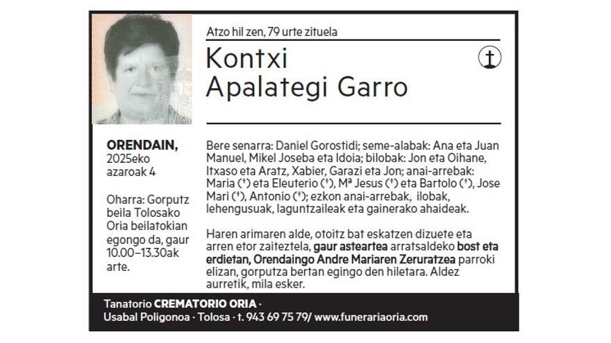KoNTXI APALETGI GARRO