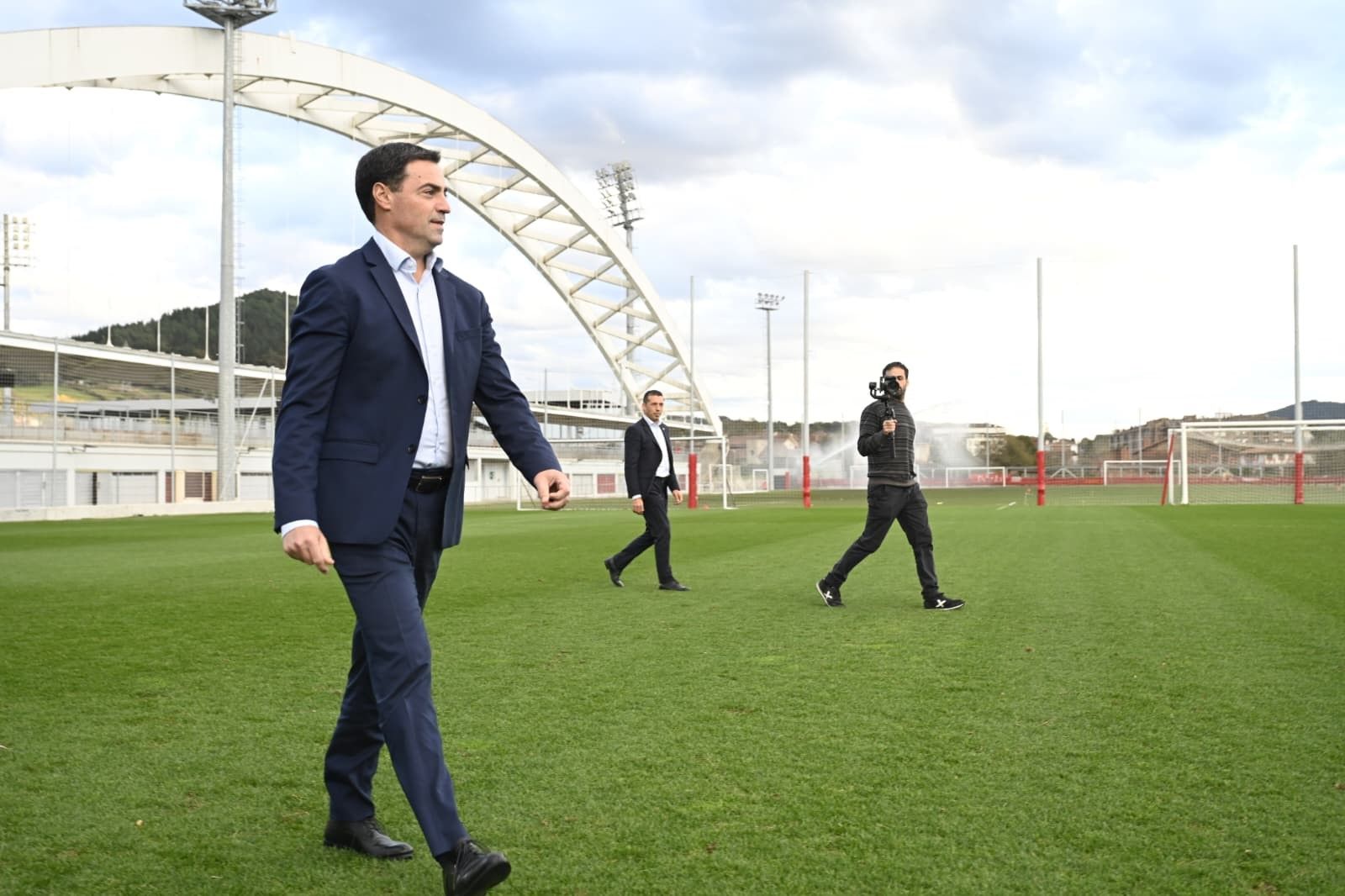 El Lehendakari visita en Lezama el entrenamiento de la Euskal Selekzioa