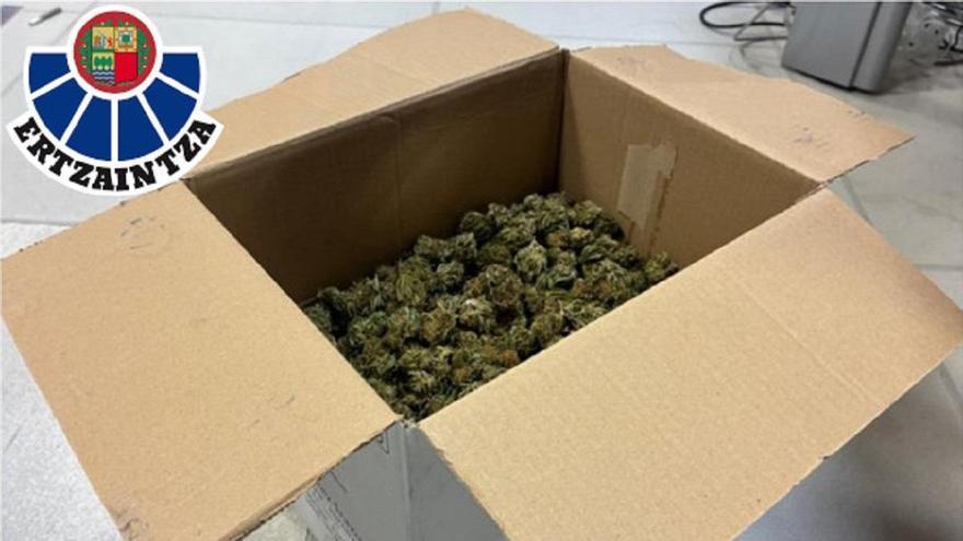 Detenido en Aretxabaleta con 700 gramos de marihuana