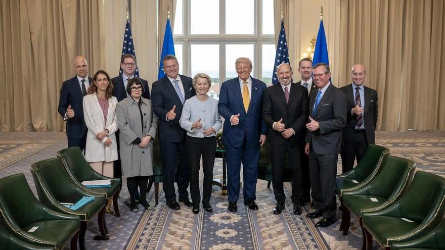 Von der Leyen defiende el acuerdo arancelario con Estados Unidos como una apuesta por la &quot;estabilidad&quot;