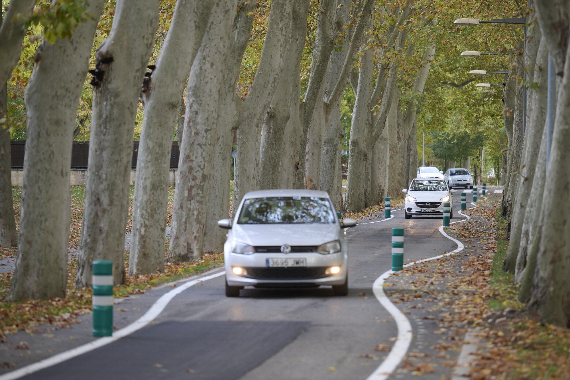 Reapertura de la carretera de la Universidad de Navarra