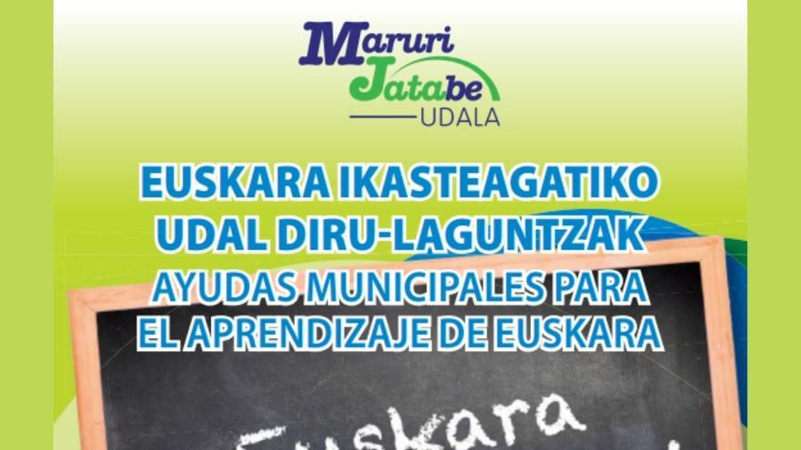 Maruri-Jatabe fomenta el uso del euskera con subvenciones del 75%