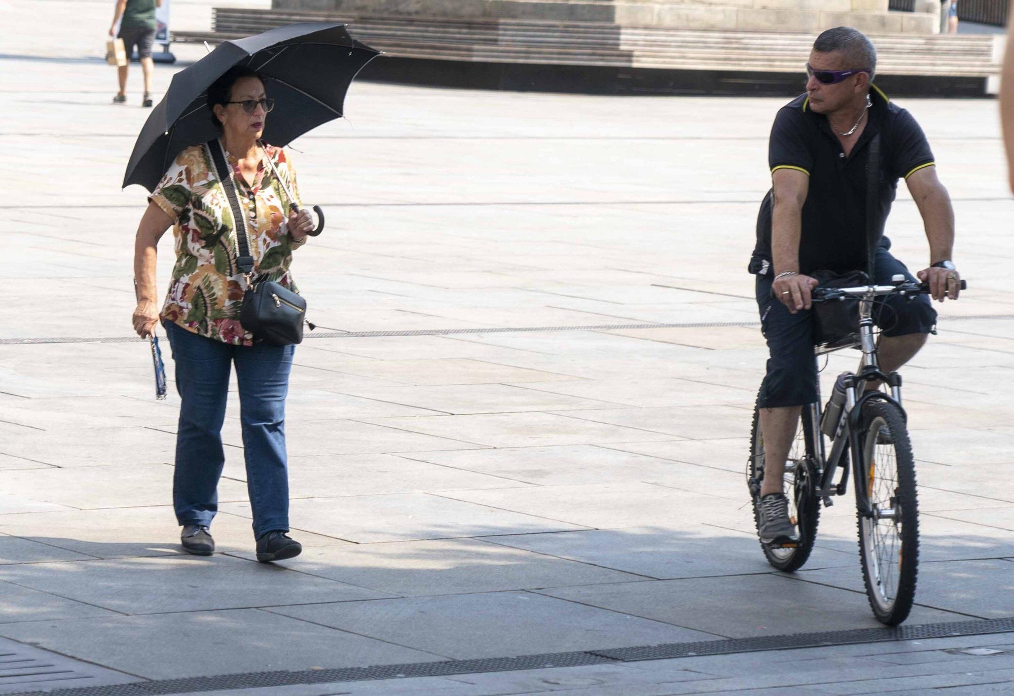 En imágenes: Vitoria sufre los estragos de la ola de calor