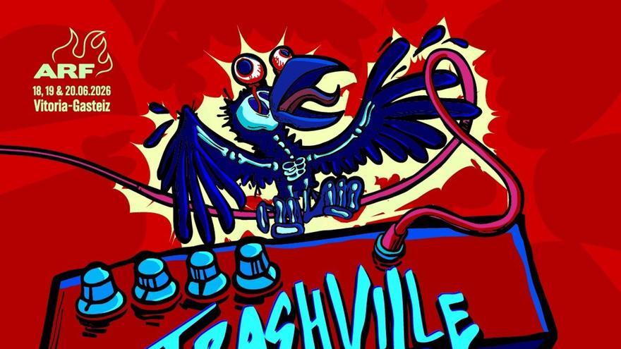 The Dwarves, Bridge City Sinners, Cuir, Henge eta Les Robots, Azkena Rock Festivaleko Trashville gunean