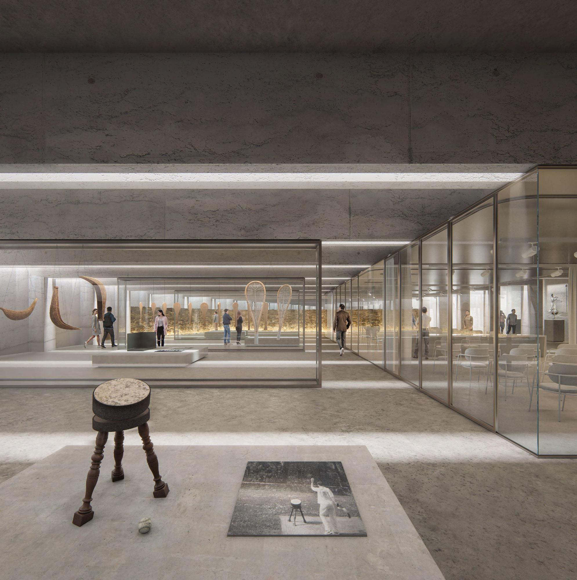 Vista del interior del museo.