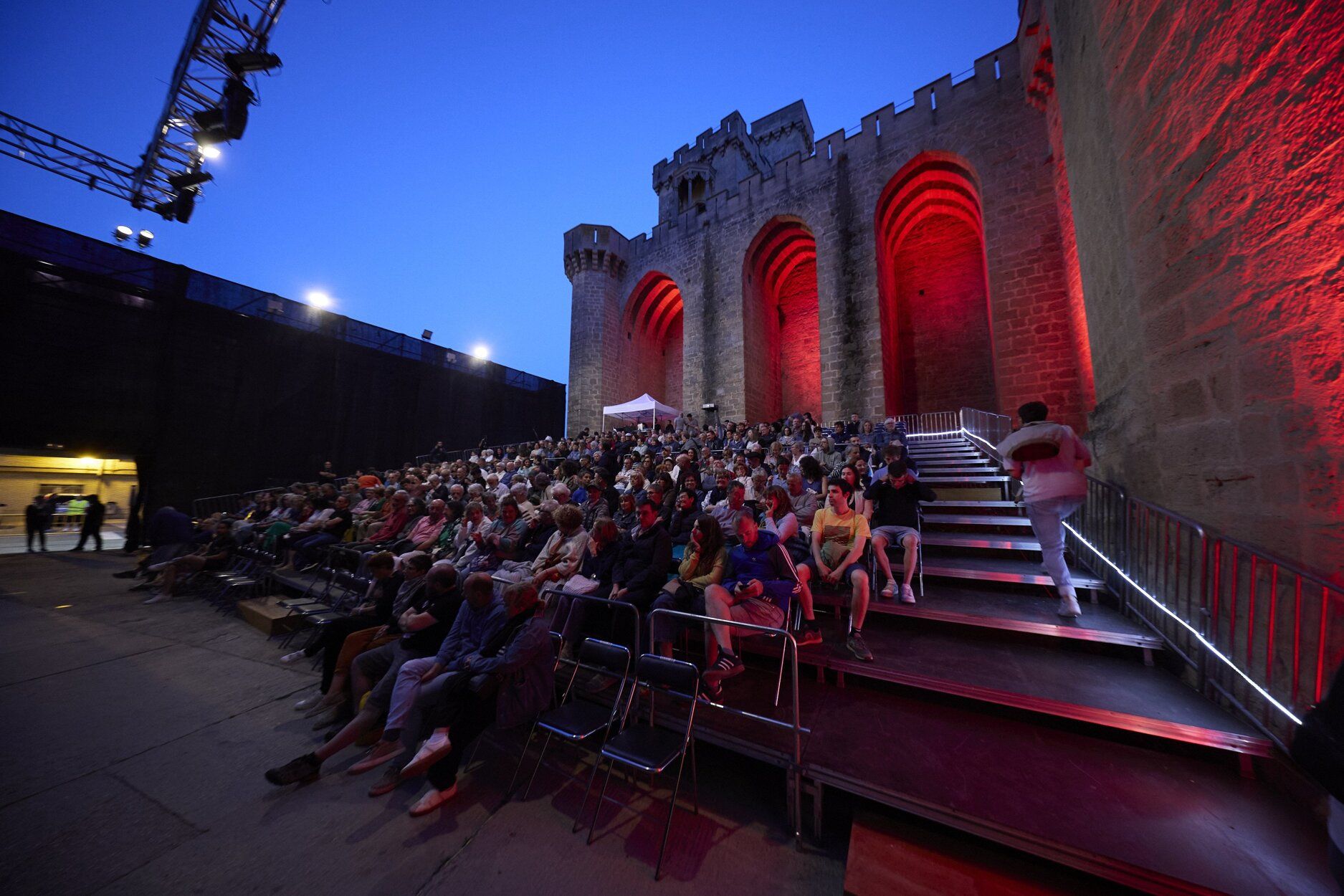 Imágenes de la representación de 'De Nao Albert y Marcel Borràs' en el Festival de Teatro de Olite
