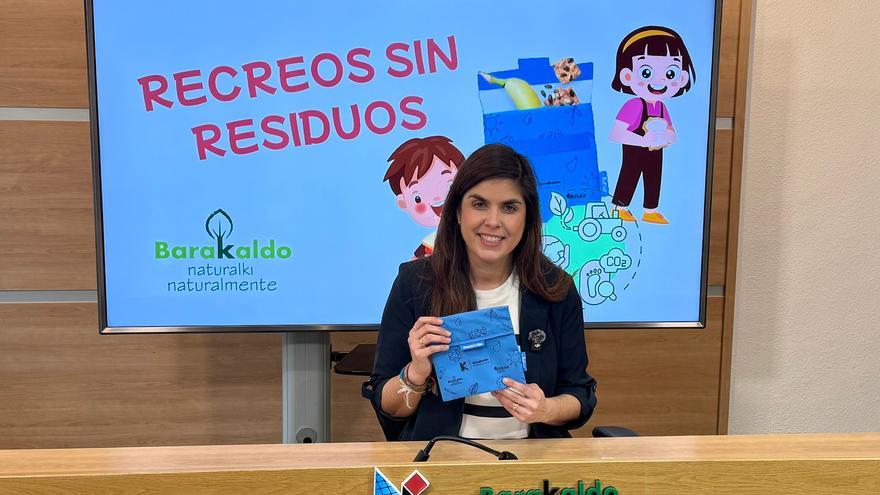 La acción ‘Los Recreos Sin Residuos’ reúne a 14 colegios de Barakaldo