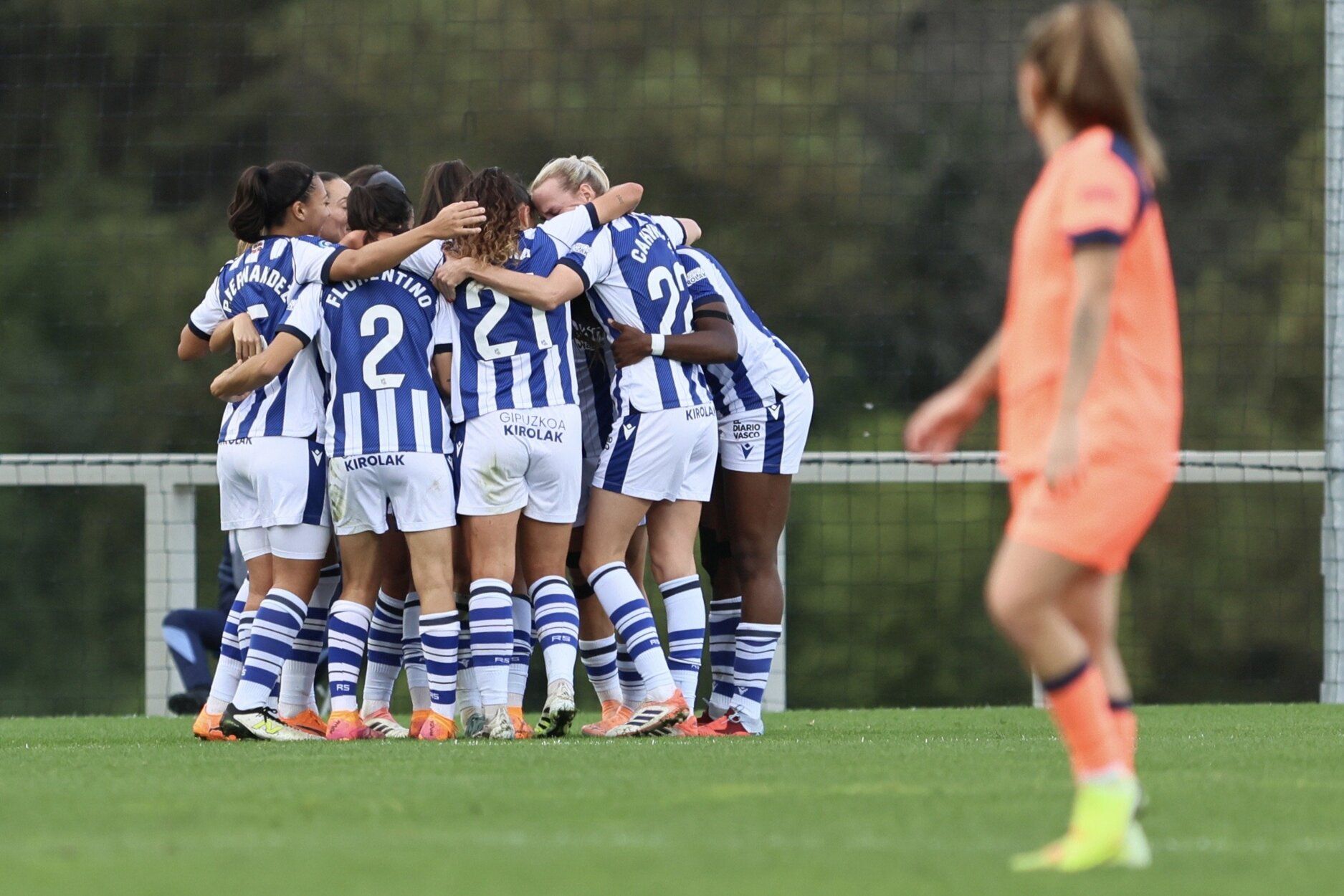 Las mejores imágenes del partido de la Real frente al Barcelona de la Liga F