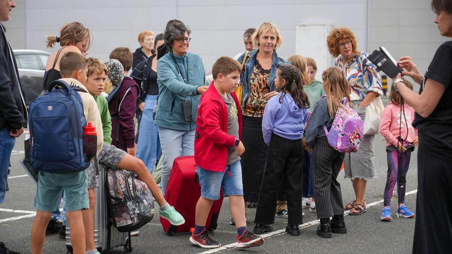 Los niños ucranianos se despiden de sus vacaciones en Álava