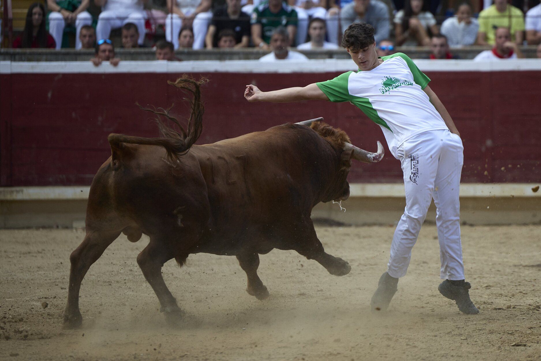 Fotos del concurso de recortadores de fiestas de Tafalla