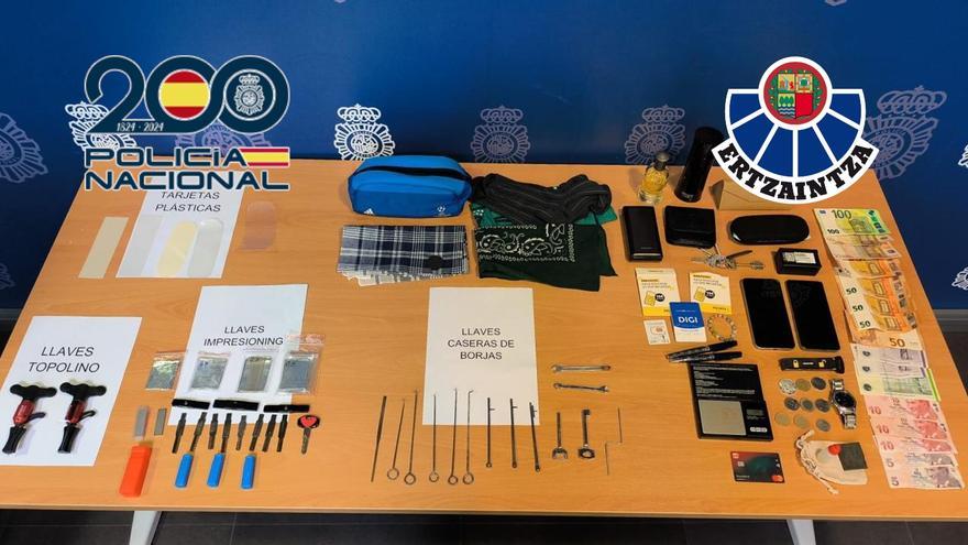 Cae un grupo criminal especializado en cometer robos en Bizkaia