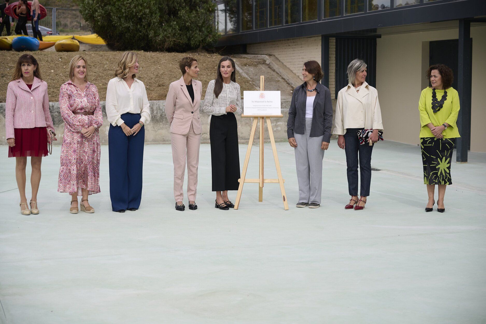 Fotos de la visita de la reina Letizia al CIP FP Lumbier IIP