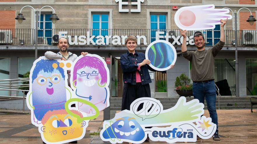 Ocho planetas para descubrir el euskera: la misión colectiva de 'Eusfera' llega a Bizkaia