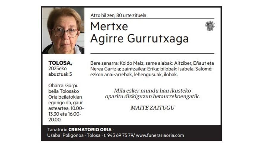 Mertxe Agirre Gurrutxaga