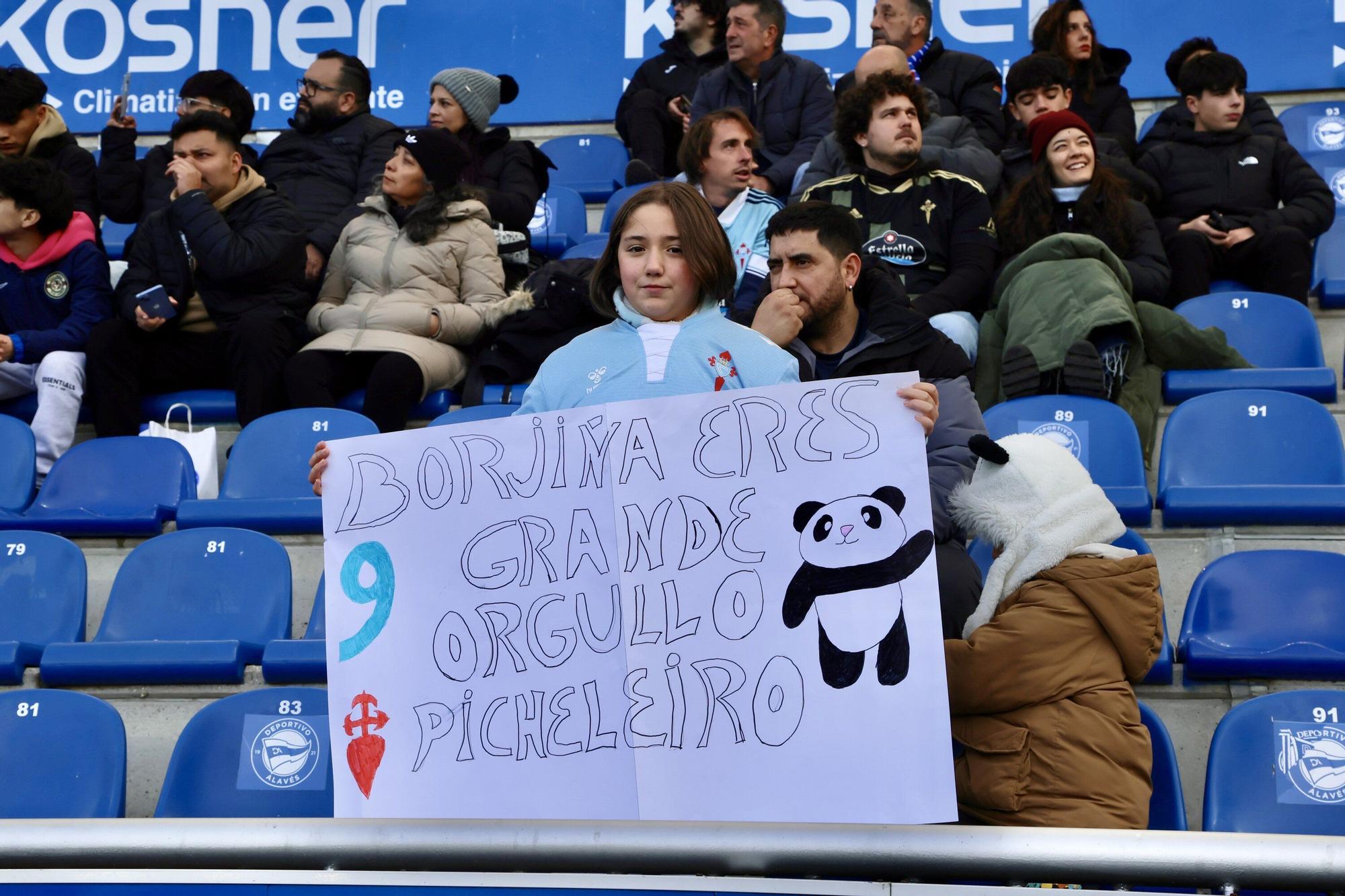 En imágenes: Ambientazo en el Alavés - Celta (¡Búscate en las fotos!)
